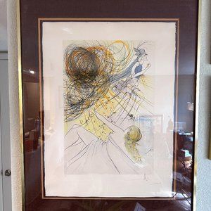 Authentic Salvador Dali - Mercurius - Signed Lithograph